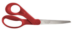 left-handed scissors with ergonomic handles